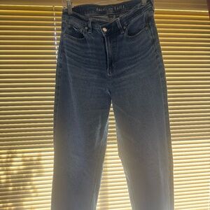 American Eagle Outfitters Strigid Super High Rise Baggy Straight Jean